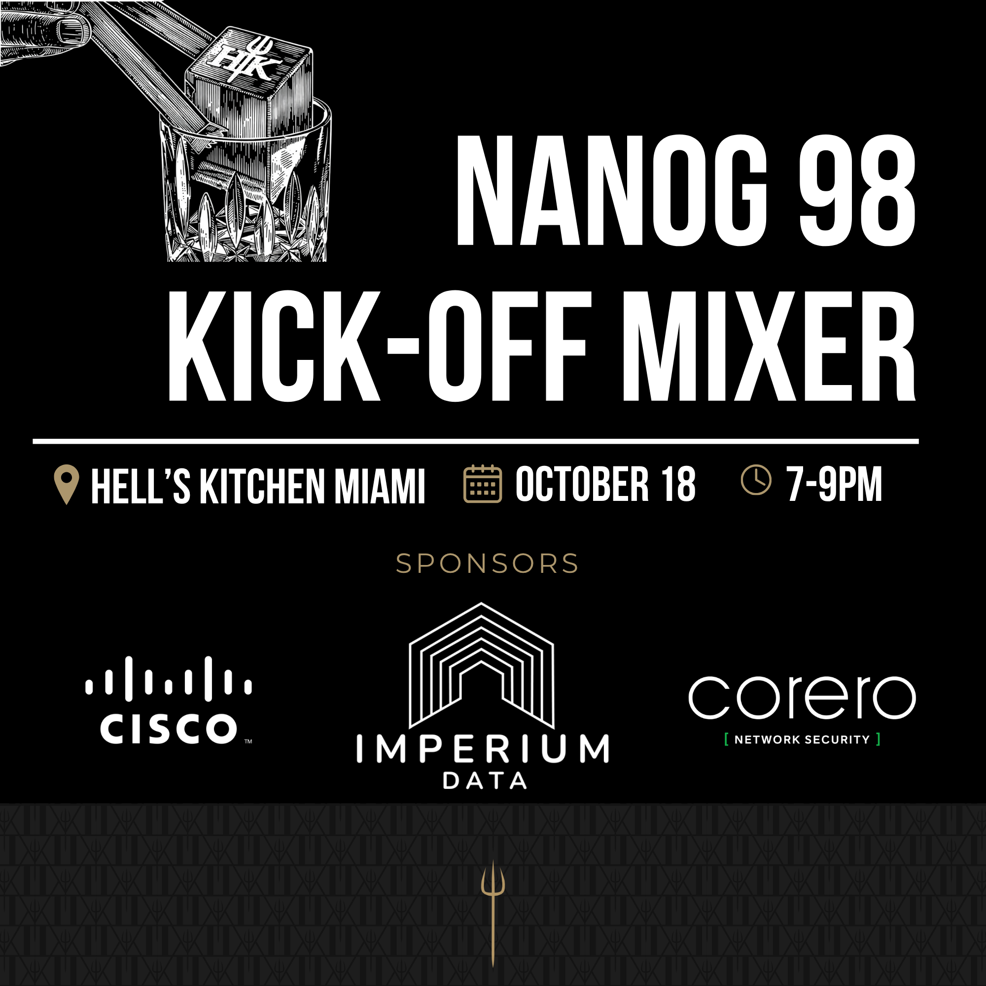 kickoff mixer NANOG 98 - 0CT 2026